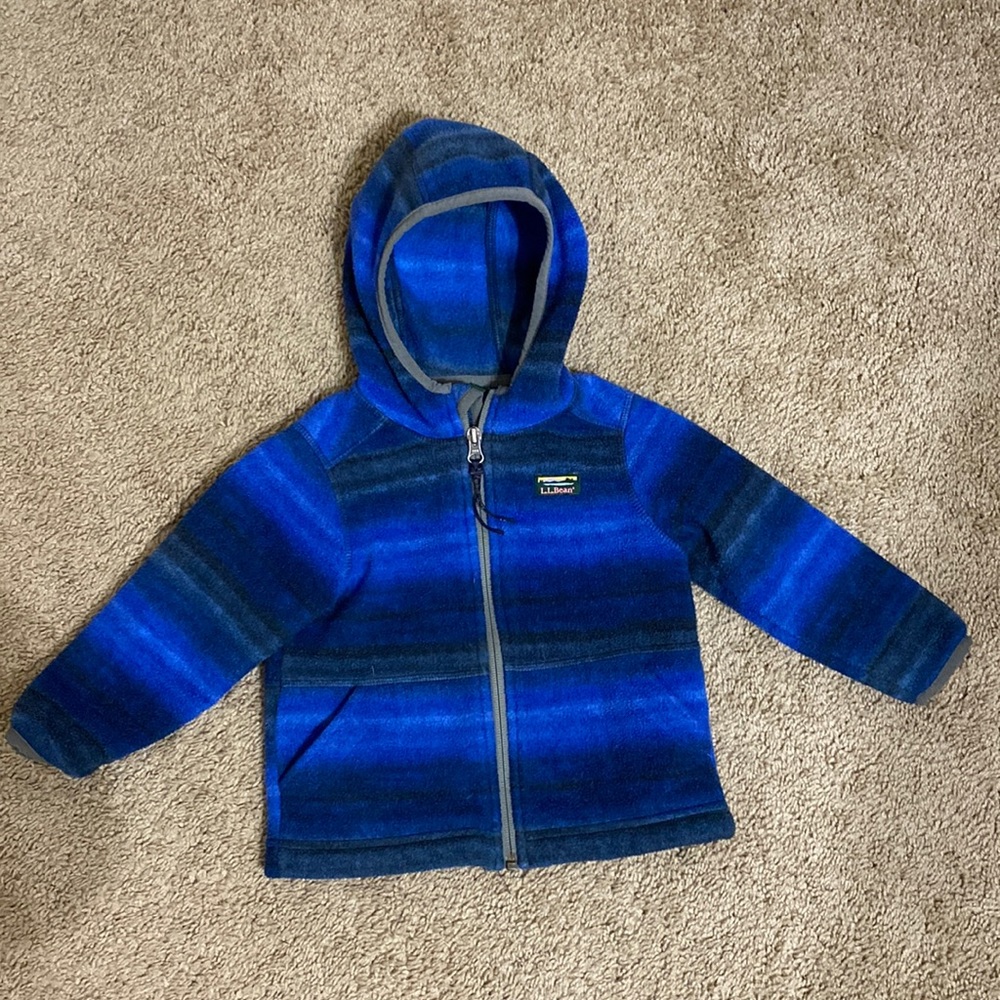 2T boys LLBean fleece jacket.